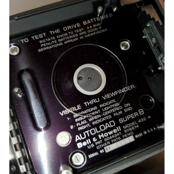 Vintage Bell & Howell Autoload Focus Tronic Super Eight Movie Camera Model 432-A - Picture 7 of 9